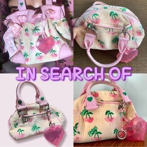 IN SEARCH FOR PINK CHERRY JUICY COUTURE BAG!!